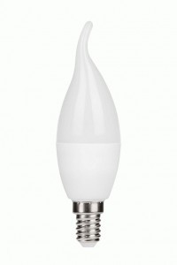 AVL PRE свеча на ветру C37 E14 6W(540lm) 6500K 6K 36x125 матовая LE SVD LED AVL PRE 010502-0015