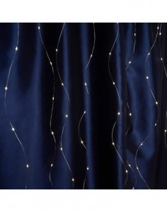 Feron Гирлянда-занавес (USB) Роса 480LED 3x3м, 5000K  IP20 шнур 3м, пульт в/к CL591 41639