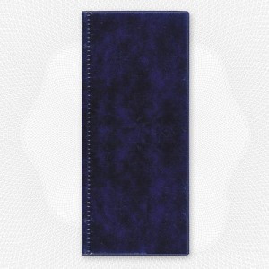 Визитница настольная на 96 визиток 2350И-201, ПВХ, синий, Россия 107242