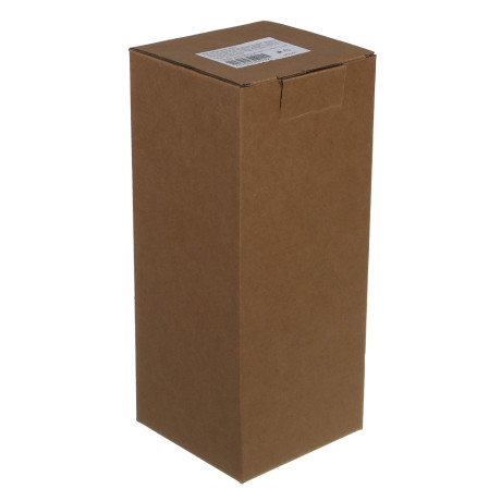 Ваза, 10x25 см, стекло, дерево