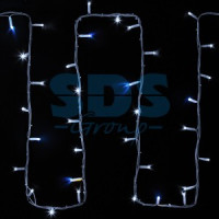Гирлянда-нить ул. Дюраплей 200LED белый 20м. мерц.кажд5 IP67 бел.кауч.(б/п677589) 315-185 Neon Night