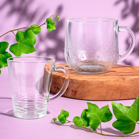 ОСЗ Кружка стеклянная, 300мл, Аура Уника