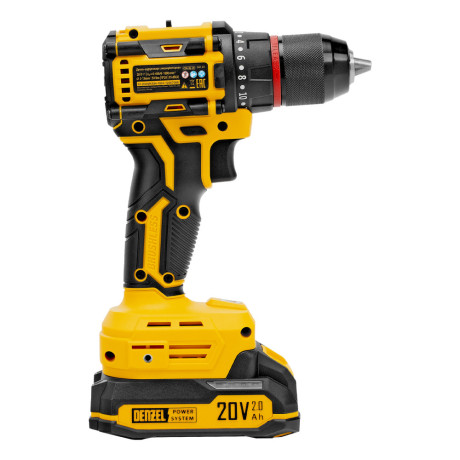 Дрель-шуруповерт аккумуляторная бесщет. CDH-BL-20, Li-Ion, 20 В// Denzel