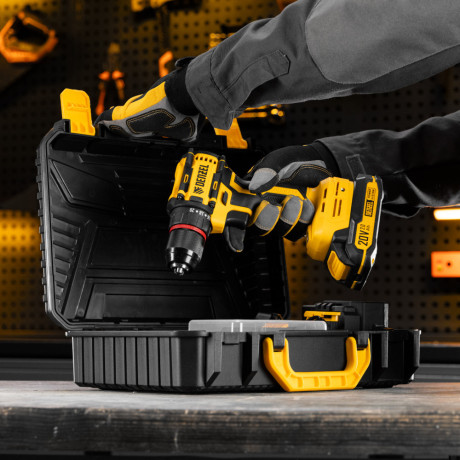 Дрель-шуруповерт аккумуляторная бесщет. CDH-BL-20, Li-Ion, 20 В// Denzel