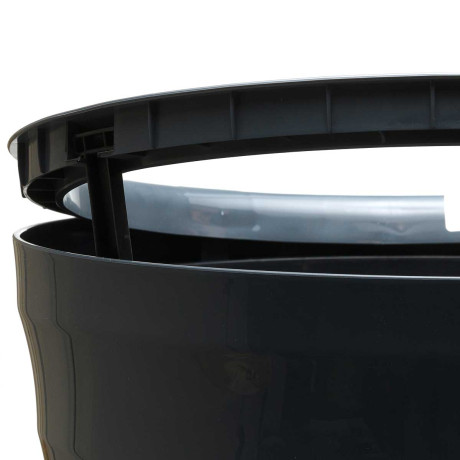 Горшок Лаура 16,6 л Антрацит ЛР30-12 Ливингрин х1