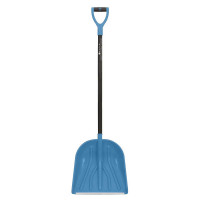 Лопата снеговая пластик Про Макс Купец стеклопластиковый черенок в сборе 327009-00х5