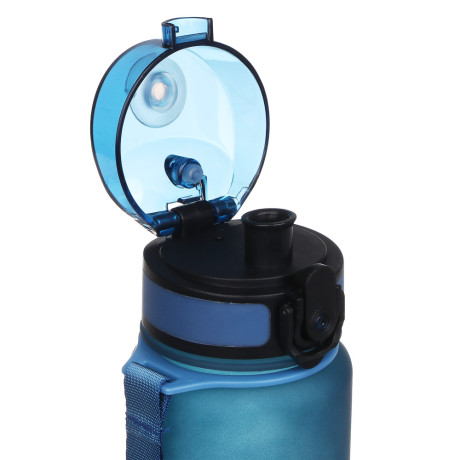 Бутылка спортивная с замком тм BY SPORT, 650мл, РС, РР, 2 цвета