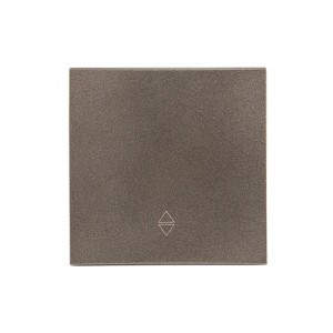 EKF Валенсия лиц. панель выкл. проходн. 1 кл. 10А графит Al/Cu (корпус PC) ESV10-L-025-60