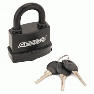 Замок навес Апекс PDR-50-70 всепогод Ш71*В103мм, дуж d=11,5мм автомат 3анг кл. Блистер (24,6)