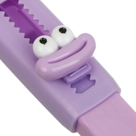 Ластик выдвижной "Мемы", 8,5х2,5см, ТПР, пластик, 4 вида, шоу-бокс