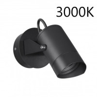 ODEON LIGHT 6647/10WL3 NATURE ODL25  черн/мет Бра IP54 LED 10W 3000K AC85-265V STIMA