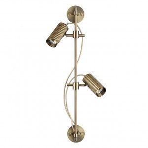 ODEON LIGHT 7013/2W HIGHTECH ODL25 683 Бра повор. под латунь IP20 LED GU10 x2 10W 220V MANCHESTER