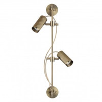 ODEON LIGHT 7013/2W HIGHTECH ODL25 683 Бра повор. под латунь IP20 LED GU10 x2 10W 220V MANCHESTER