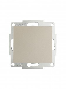 Lezard VESNA мех. выкл. СУ 1 кл. 10А  титан. (корп. ABS)    742-3788-100