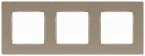 ЭРА 12 рамка СУ 3 мест. Классик, шампань 12-5203-04