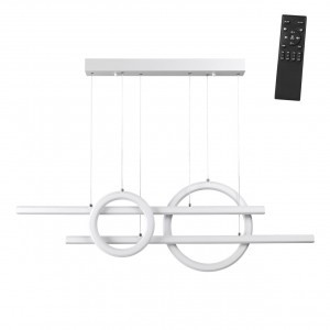 NOVOTECH 359182 OVER NT23 000 бел. св-к подвесной димм., пульт ДУ IP20 LED 4000К 116W ONDO