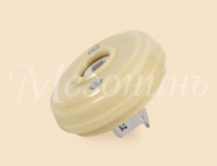 МЕЗОНИНЪ роз. СУ 1 мест. комп. RJ45 без рамки (D70x25), слон.кость фарфор GE70341-02k