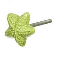 Ручка керамическая для мебели Морская звезда зел (в кор 6 шт, цена за шт) BLUMEN HAUS