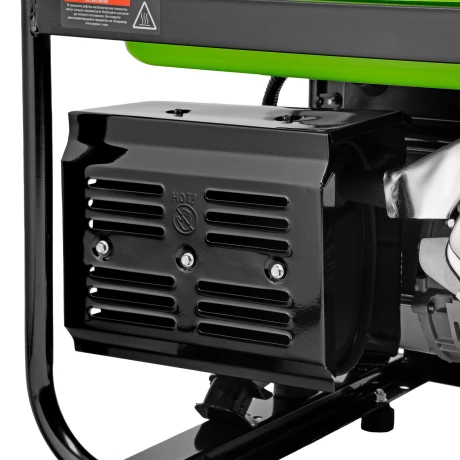 Генератор бензиновый БС-8000Э, 6,6 кВт, 230В, четырехтактный, 25 л, электростартер Сибртех