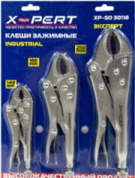 Клещи зажимные индустриальные 3 в 1 &quot;Третья рука&quot; 140мм, 180мм и 240мм  X-pert 