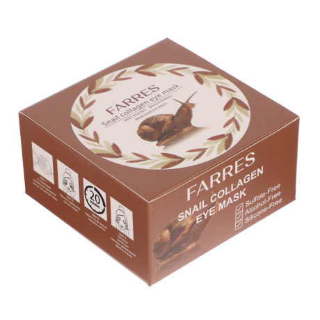 Патчи для глаз с экстрактом улиточного муцина 60 шт тм Farres 90,0 г