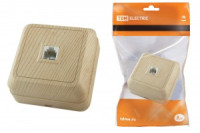 TDM Ладога роз. телеф. ОУ 1 мест. сосна (RJ11) (10!) SQ1801-0057