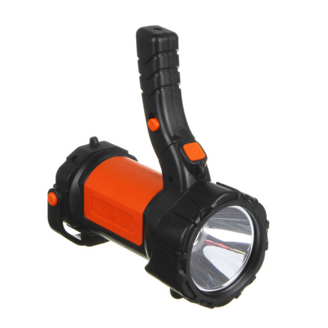 Фонарь прожектор тм ЕРМАК, 1LED+1COB, аккумулятор 2400мАч, USB, 91х137х175 мм, пластик, красный свет