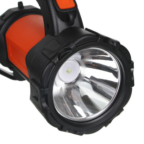 Фонарь прожектор тм ЕРМАК, 1LED+1COB, аккумулятор 2400мАч, USB, 91х137х175 мм, пластик, красный свет