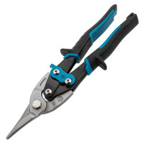 Ножницы по металлу &quot;Piranha&quot;, 250 мм, прямой рез, сталь CrMo, двухкомпонентные рукоятки Gross