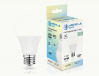 Ambrella лампа св/д ЛОН A60 E27 10W(800lm) 4000K 4K 60х108 IC 601004