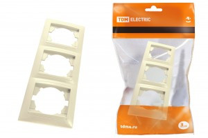 TDM Лама рамка СУ 3 мест. сл. кость (горизонт.) (15!) SQ1815-0131