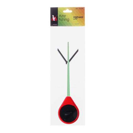 Удочка зимняя тм AZOR FISHING, пенопласт, длина 21 см, d4,5см, 2 цвета