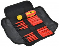 IEK ARMA2L 5 Набор диэлектрической отвертки со сменными жалами SLIM 13шт, до 1000В A2L5-NS30-T2-13