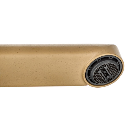 СоюзКран Смеситель для кухни, поворотный излив 25см, керам. кран-буксы 1/2", беж, цинк, SK01-G208