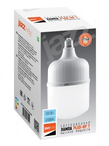 Jazzway Лампа LED PLED-HP-T120 50W(4400lm) 6500K 6K E27/E40 (переxодник в компл.) 120x175 .5018020