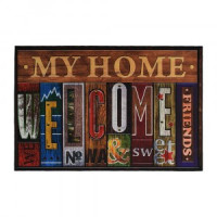 Коврик придверн. влаговпит. Velur My Home 60*90см, h ворса=0,4см, п/э, подложка ПВХ 24245 Vortex