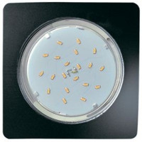 Ecola GX53 5357 св-к Квадрат Легкий Черный 25x107 FB5357ECD (10!)