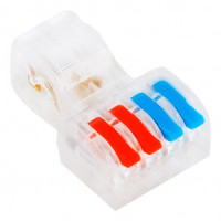 Smartbuy клемма СМК быстроразъемный зажим, 2-4 пол  (1,5-4/0,1-4 мм2) 32А (цена за шт) SBE-tcwcc-4