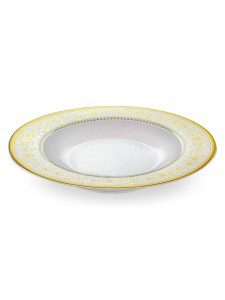 Тарелка суповая Империя 21,5см, 300мл фарфор (кратность 6шт!!!) МФК MFK07568