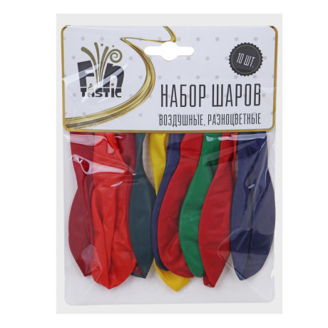 FNtastic Набор прозрачных воздушных шаров, 10 шт, 12" разноцветные
