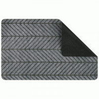 Коврик придверный 50*80см DM1, TPR+п/э, серый 108729 Рыжий кот