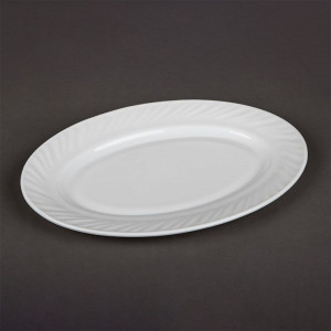 Блюдо овальное Dolche Vita 30см стекло (кратность 2шт!!!) 108869 Mallony