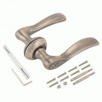 PUERTO AL 516-08 AB бронза античная Комплект дверных ручек, ручки 2шт, б/мех.  (20)