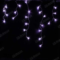 Гирлянда светодиодная ДОЖДЬ БЕЛАЯ /3м*0,7м ,100 лампочек, прозрачный провод/