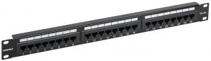 ITK Патч-панель 1U кат. 5Е UTP 24 порта (Krone) GENERICA PP24-1UC5EU-K05-G