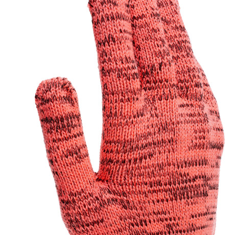 Перчатки трикотажные, акрил, усиленные, ПВХ-гель Протектор, цвет: коралл, 10 класс Сибртех