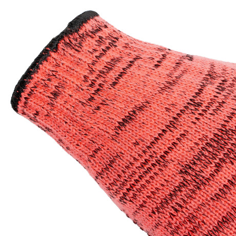 Перчатки трикотажные, акрил, усиленные, ПВХ-гель Протектор, цвет: коралл, 10 класс Сибртех