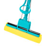 Швабра отжимная, 110 см, губка PVA 26х5,5х6 см, телескопическая рукоятка, бирюзовая, Home Palisad