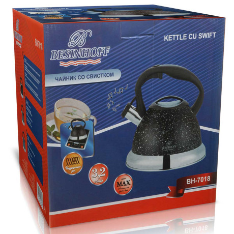 Чайник 3,2 л нержавеющая сталь с покрытием NA2574 (12)