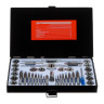 ЕРМАК Набор метчиков и плашек 40пр. В металл.кейсе